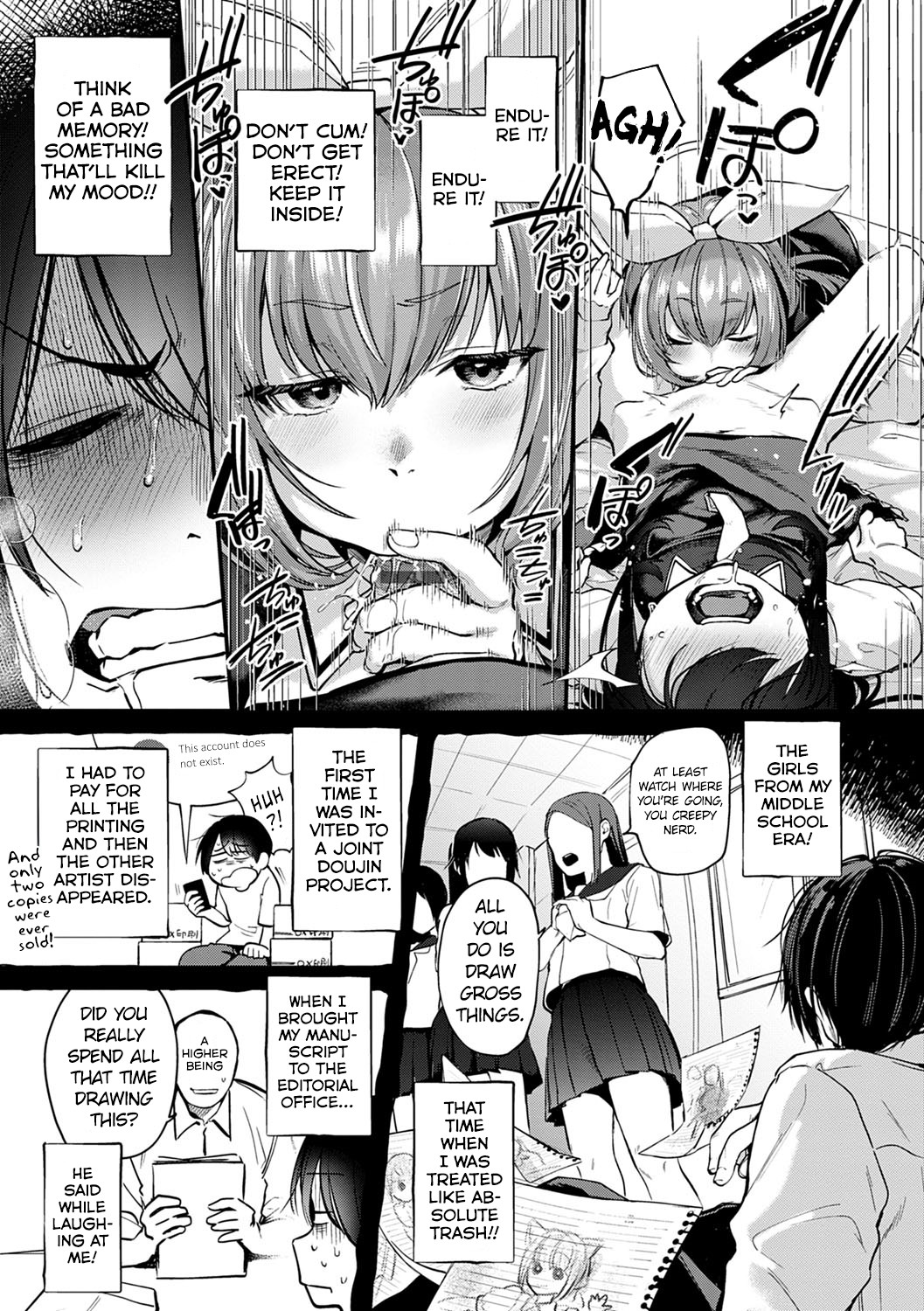 Hentai Manga Comic-Do Doujin Artists Dream of Threesome Sex After Work?-Read-11